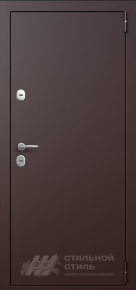 Дверь с молдингом №1 с отделкой Порошковое напыление - фото